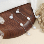 Natural-Freshwater-Pearl-Tassel-Handmade-Earrings-Deetails-Display