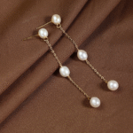 Natural-Freshwater-Pearl-Tassel-Handmade-Earrings-Over-Details