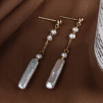 S925-Gold-Plated-Freshwater-Pearl-Baroque-Earrings-Over-Details