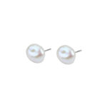 Pendientes de plata 925 con perlas de agua dulce barrocas (detalles)