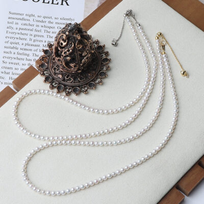 S925-Silver-Freshwater-Baby-Pearl-Clavicle-Chain