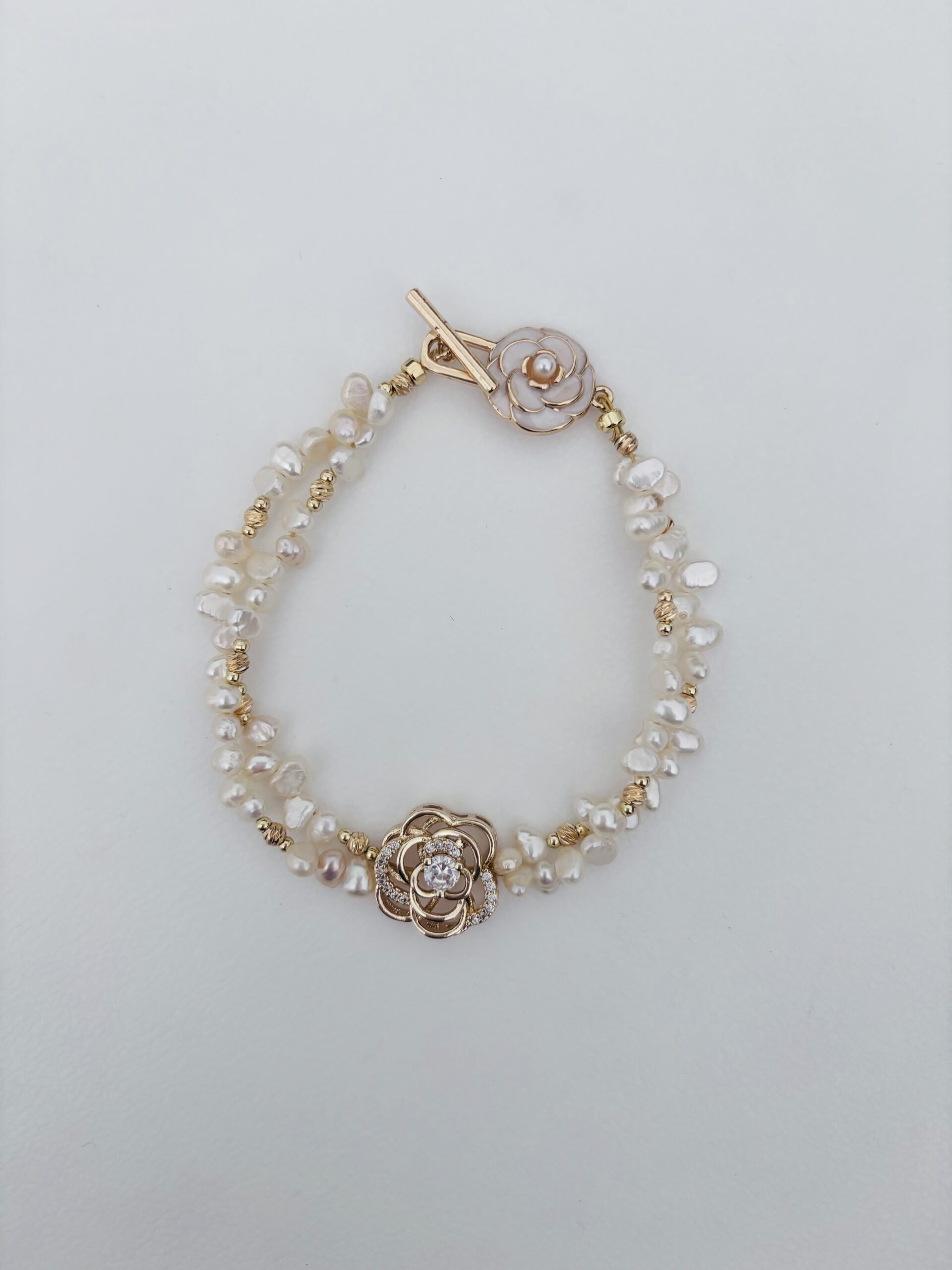 4mm Iridescent Mini Petal Reborn Keshi Freshwater Pearls photo review