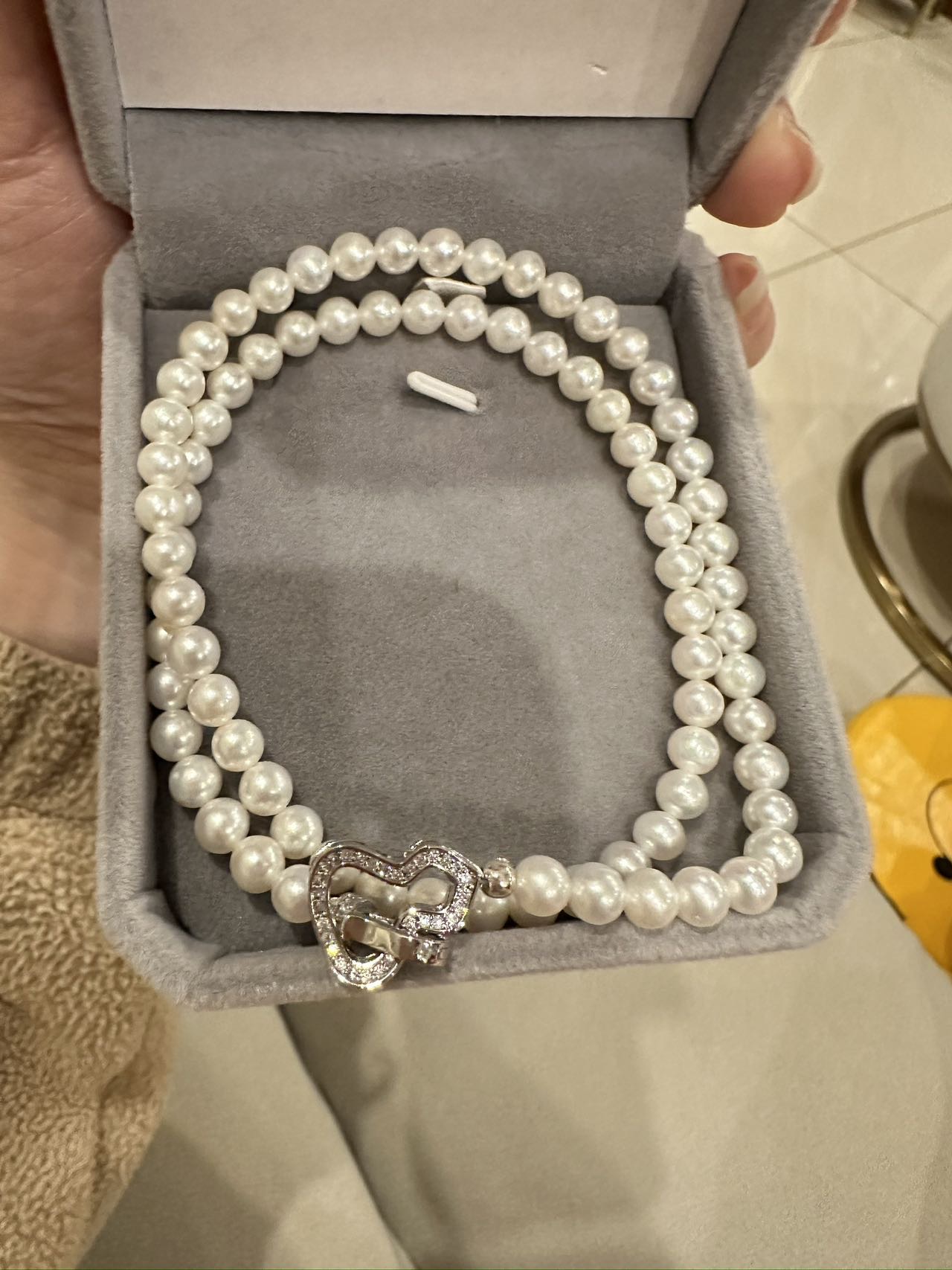5A 5mm round natural freshwater pearls photo review