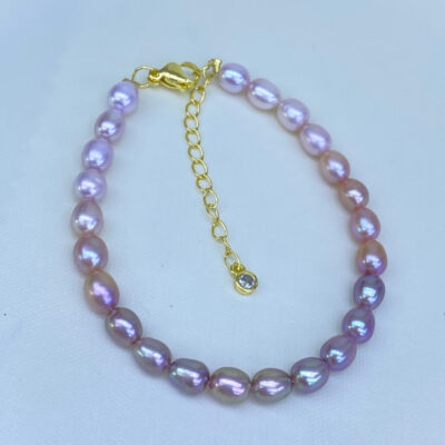 5-6mm-Purple-Gradient-Freshwater-Pearl-Bracelet