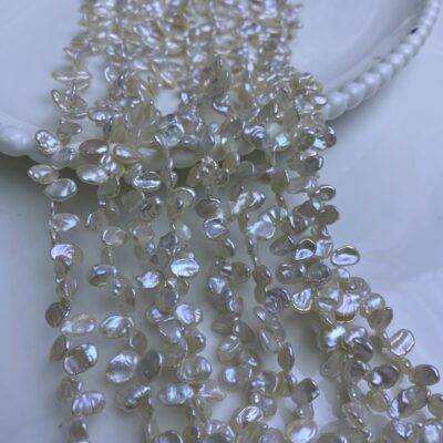 Perlas de agua dulce barrocas de pétalos naturales de 6-7 mm
