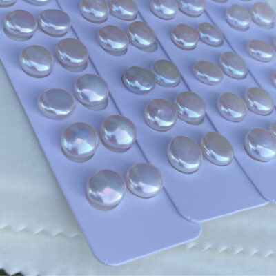 A Pair of 13-15 High Quality Coin Freshwater Pearls