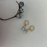 Barocke Perlen-Tropfen-Creolen – Vorderansicht