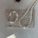 Edison-Perlenkette mit großem Barockanhänger