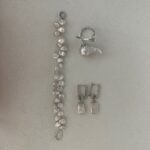 Pulsera Keshi de perlas de agua dulce con cierre de plata esterlina.