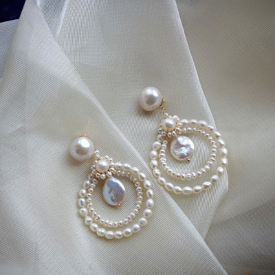 S925-Freshwater-Pearl-Millet-Woven-Stud-Earrings