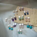 S925-Keshi-Perlen-Türkis-Kristall-Ohrstecker