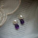 S925-Keshi-Perlen-Türkis-Kristall-Ohrstecker-Überzug