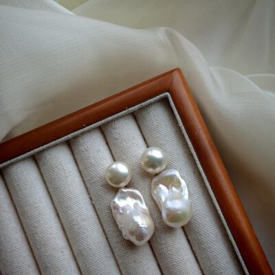 S925-Silver-Freshwater-Baroque-Stud-Earrings