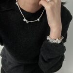 Collier en argent 925 et perles d'eau douce