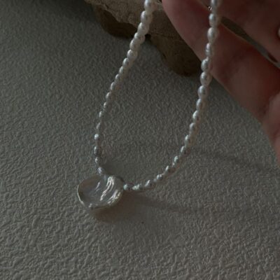 S925-Silver-Petal-Freshwater-Pearl-Necklace