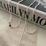 Collier en argent 925 avec perles d'eau douce - Détails - Présentation