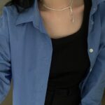 Collier en argent 925 avec perles d'eau douce - Détails - Présentation