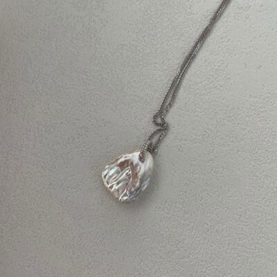 Sterling-Silver-Petal-Pearl-Pendant-Necklace-Show