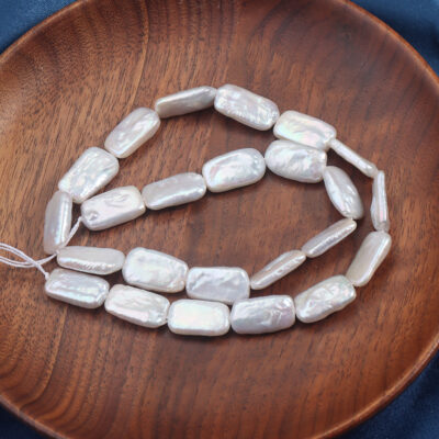 10-11mm Candy-Colored Baroque Cube Freshwater Pearl Strand