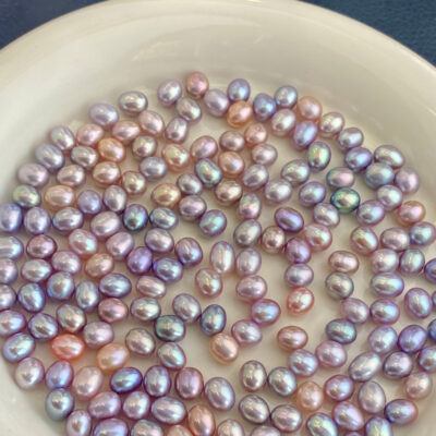 6-7mm Natural Colored Rice Freshwater Pearls