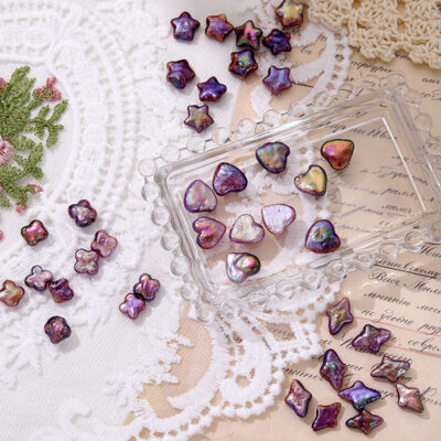 Premium Rich Purple Baroque Natural Freshwater Pearls