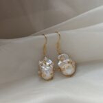 Gold-Wire-Wrapped-Baroque-Pearl-Dangle-Earrings