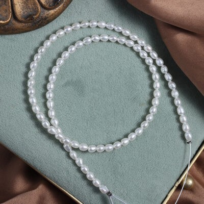 3.5-4mm White High-Quality Rice Freshwater Pearls