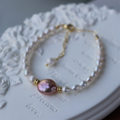 Handmade-French-Freshwater-Pearl-Layered-Bracelet