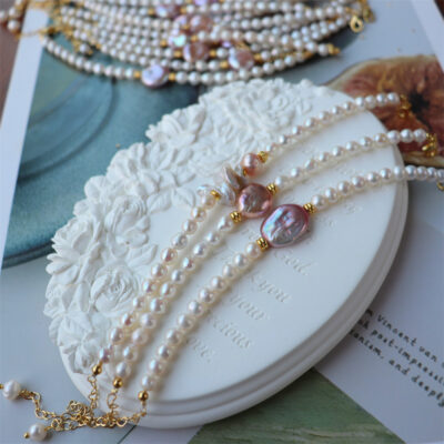 Handmade-French-Freshwater-Pearl-Layered-Bracelet-Show
