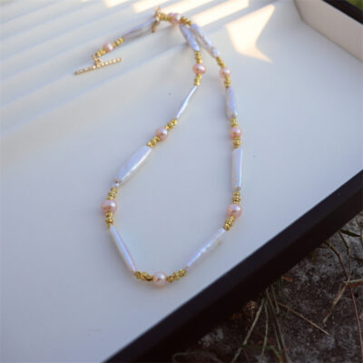 Lapis-Baroque-Freshwater-Pearl-Silver-Bar-Necklace