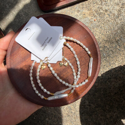 Natural-Freshwater-Baroque-Pearl-Adjustable-Band