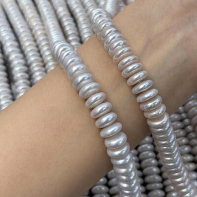 10-12mm White Good Quality Coin Freshwater Pearls