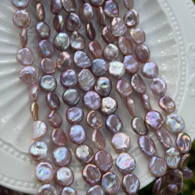 Perles d'eau douce de haute qualité, à pétales colorés, de 11 à 16 mm