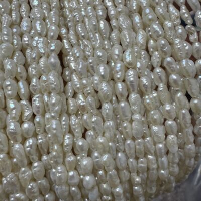 3–4mm Aurora Wild Freshwater Pearls