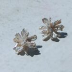 Freshwater-Baroque-Pearl-Handwoven-Flower-Stud-Earrings