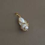 Handmade-Baroque-Freshwater-Pearl-Hoop-Earrings-OT-Clasp-Deetails-Display