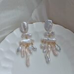 Handmade-Freshwater-Baroque-Pearl-French-Stud-Earrings-Over-Show