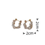 Handmade-Natural-Freshwater-Pearl-Stud-Earrings-Gold-Plated-Show