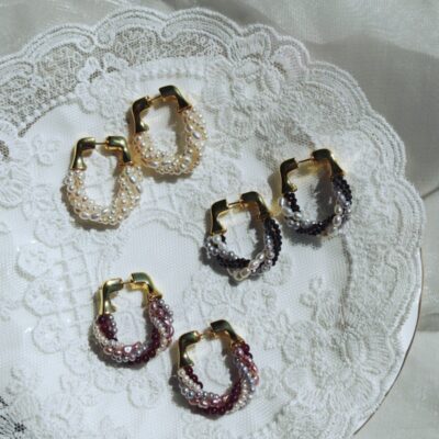 Natural-Freshwater-Pearl-Handmade-French-Style-Post-Earrings-Show