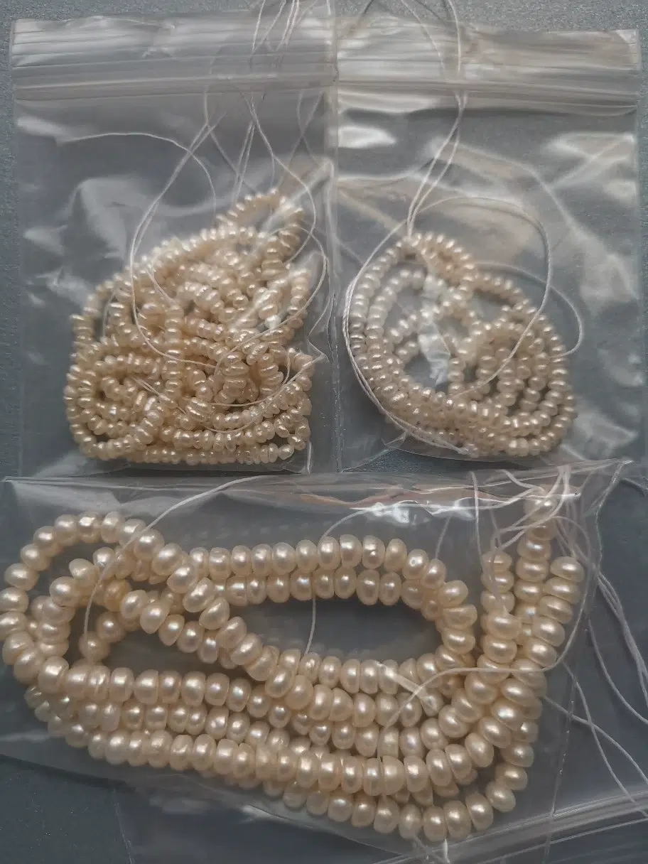 2mm High Luster Flat Freshwater Pearls photo review