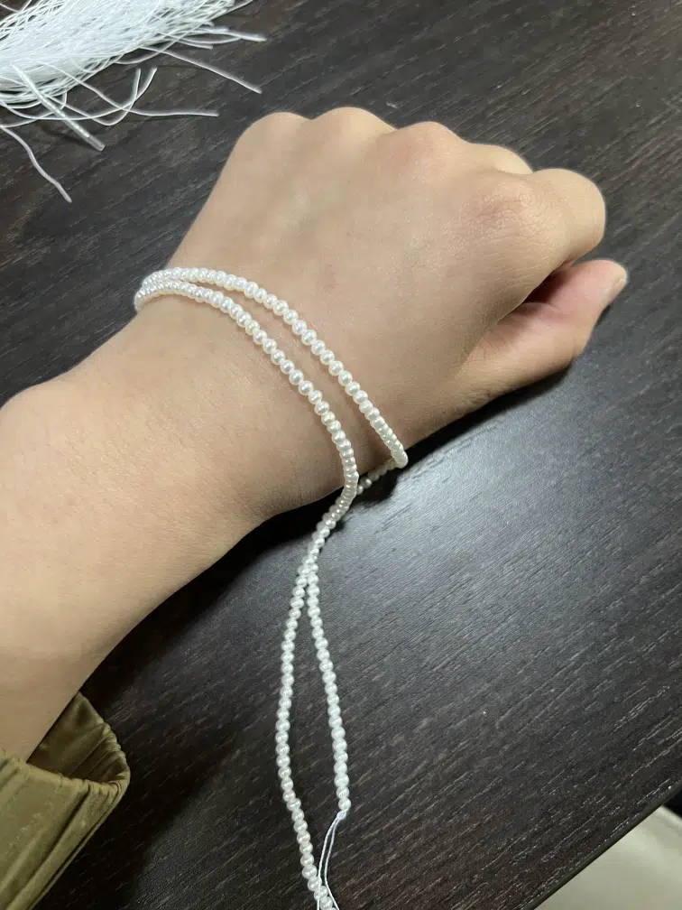 2-2.5mm Near-Round High Luster Baby Freshwater Pearls photo review