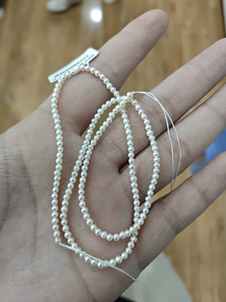 2-2.5mm Near-Round High Luster Baby Freshwater Pearls photo review