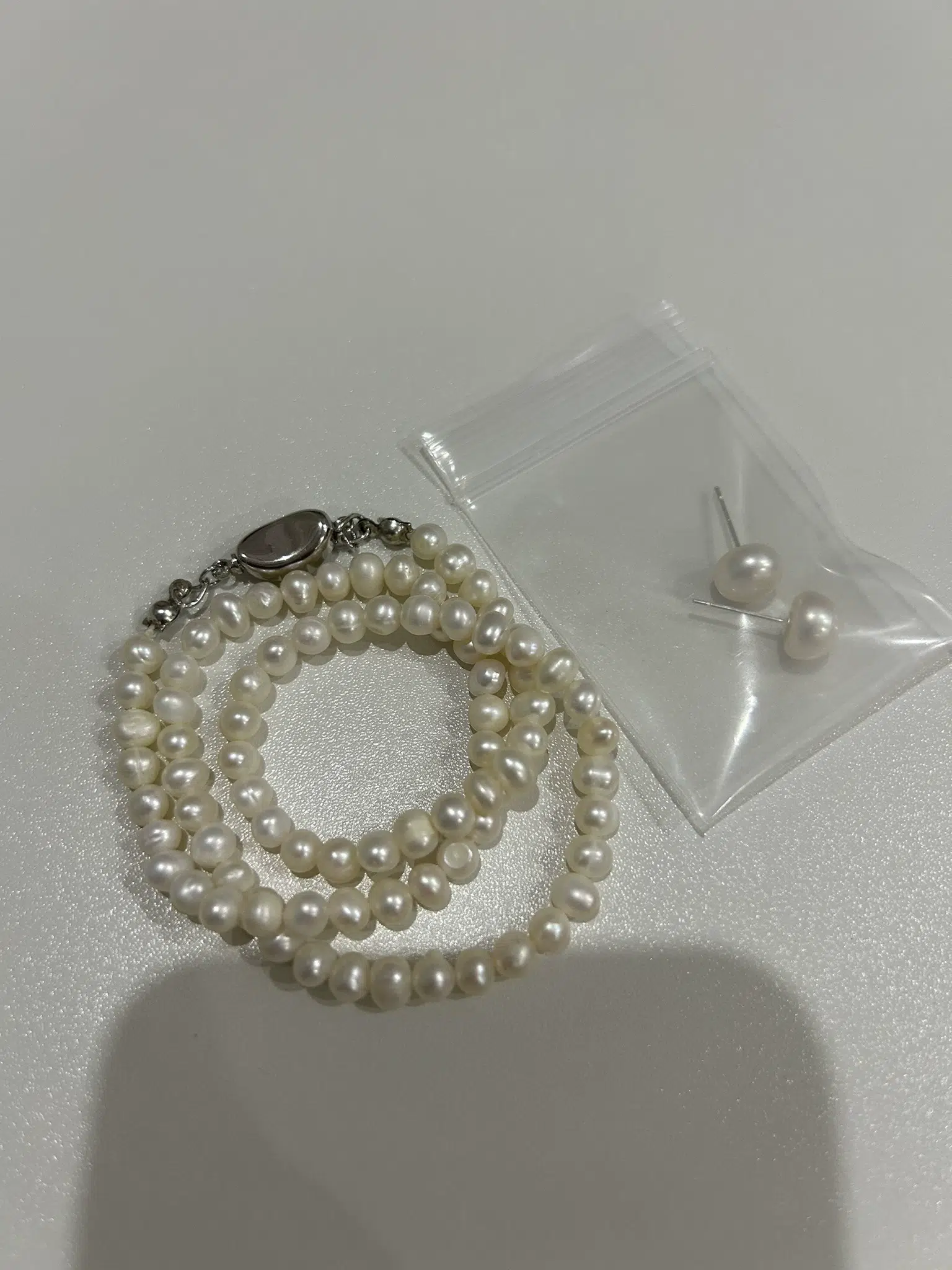 4-4.5mm High-Luster Potato Freshwater Pearl String photo review