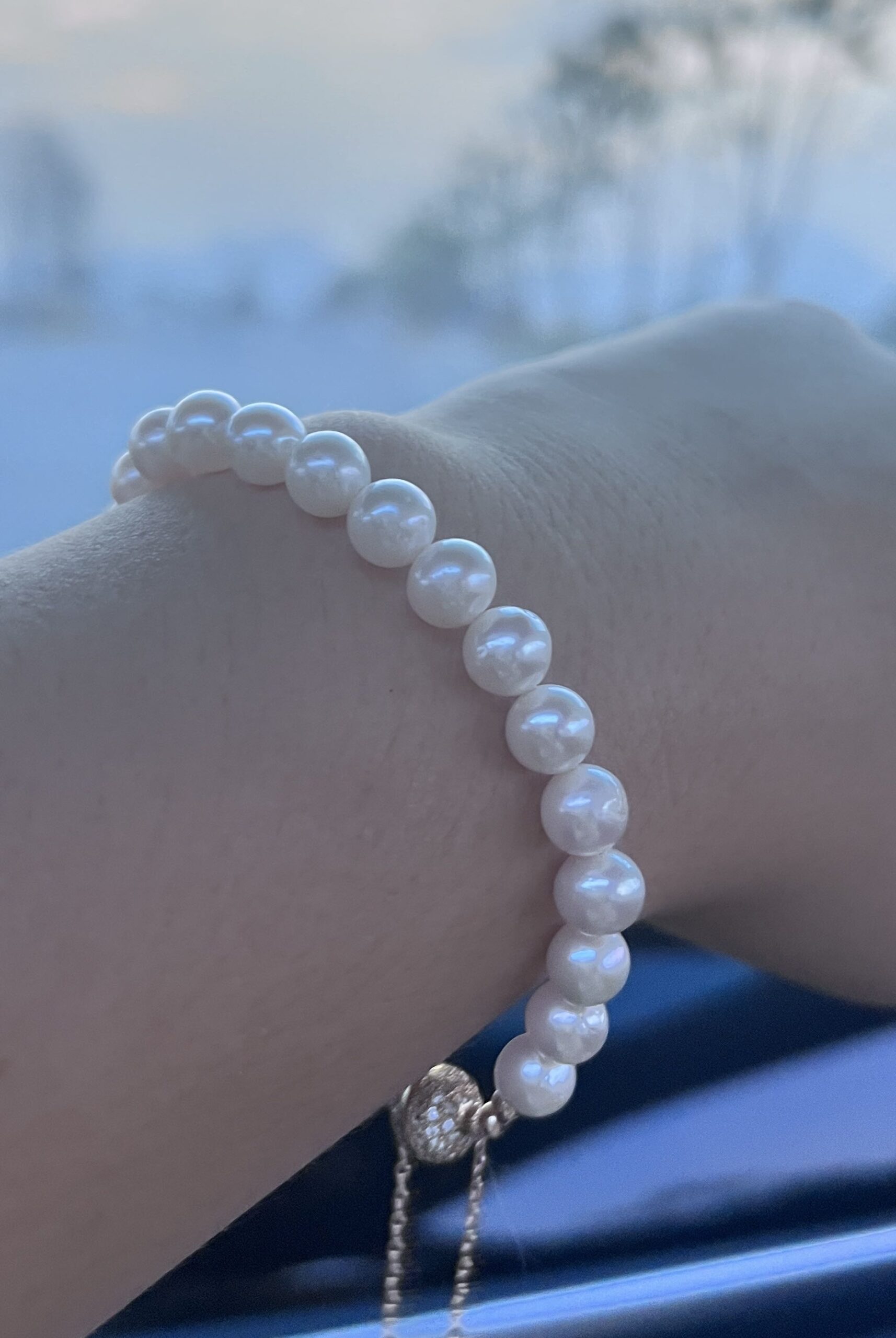 18K Gilded Magnetic Pearl Bracelet photo review