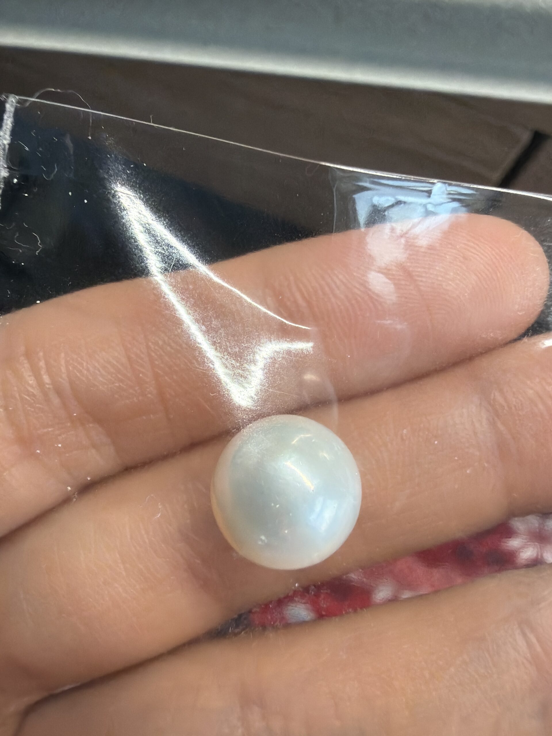 Reseña fotográfica de perlas Edison de agua dulce de 10-13 mm, ligeramente defectuosas y casi redondas