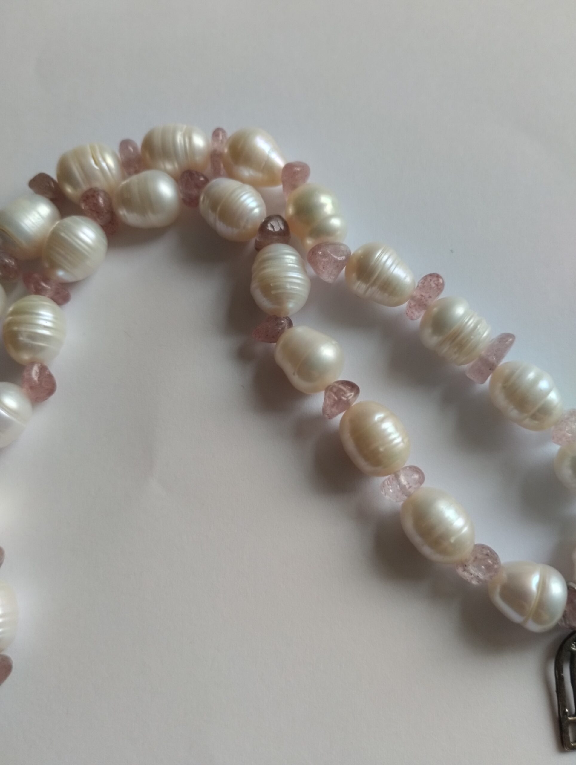 8-9mm Natural Threaded Rice Grain Freshwater Pearls photo review