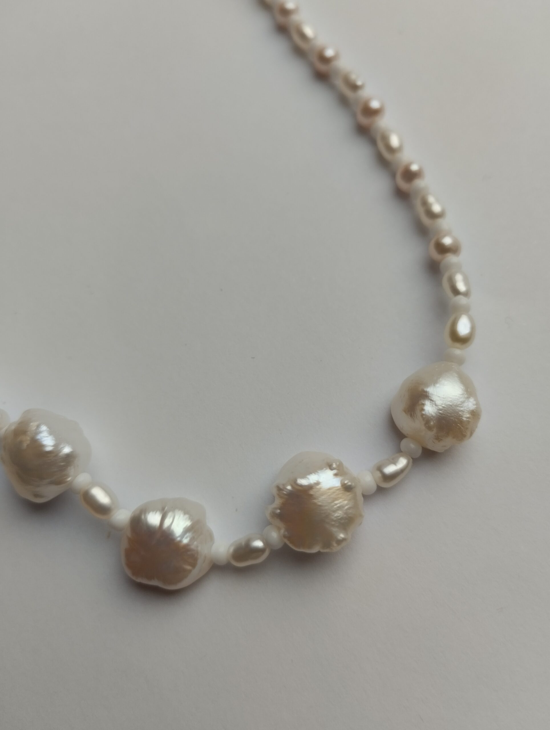 10-11mm Natural Rose Rare Spiky Baroque Freshwater Pearls photo review