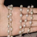 5-9mm Natural High Luster Rice Semi Drilled Freshwater Pearls photo review