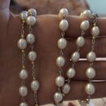 5-9mm Natural High Luster Rice Semi Drilled Freshwater Pearls photo review