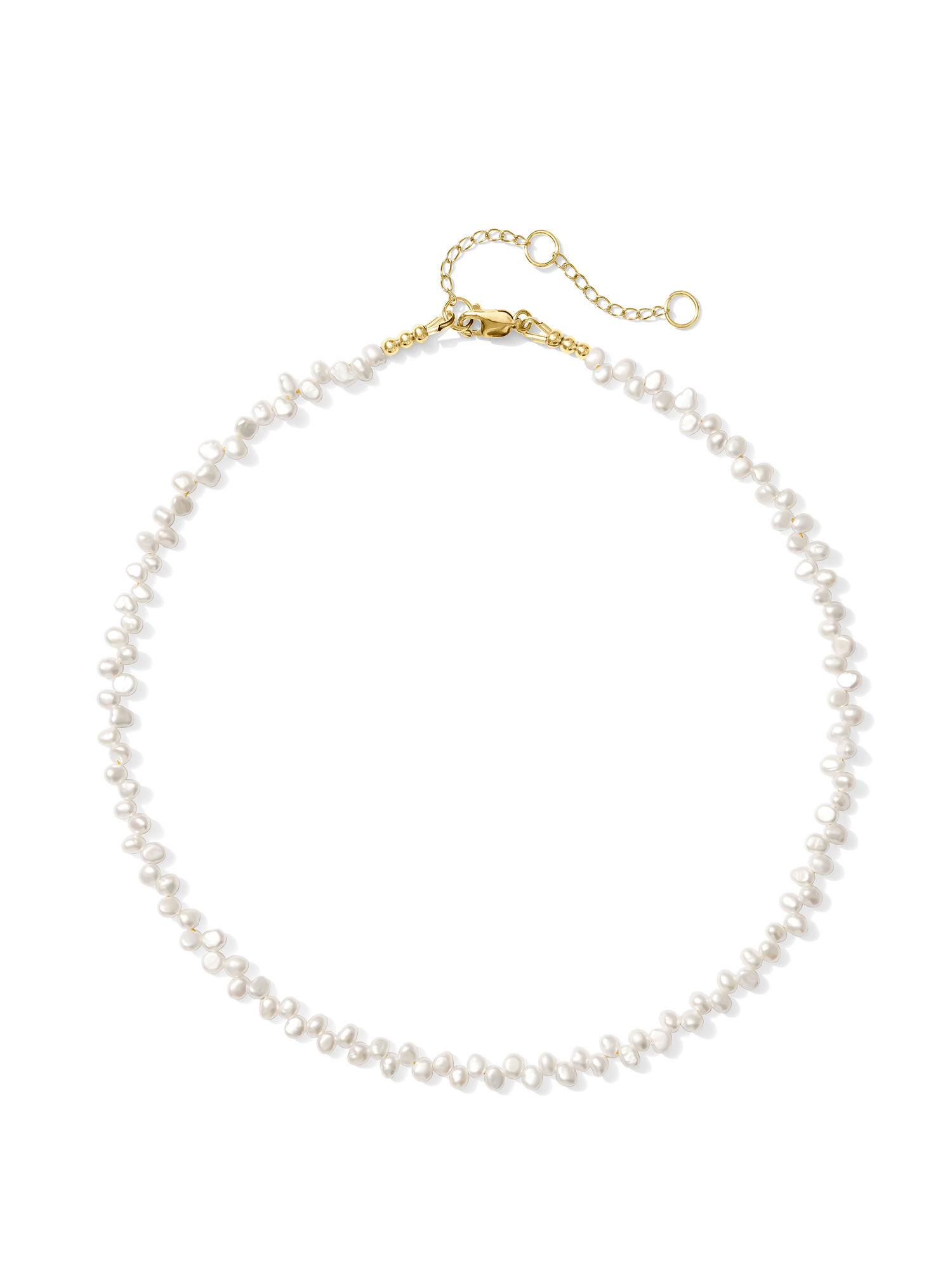 4-5mm Natural High-Luster Flat Back Threaded Freshwater Pearls photo review